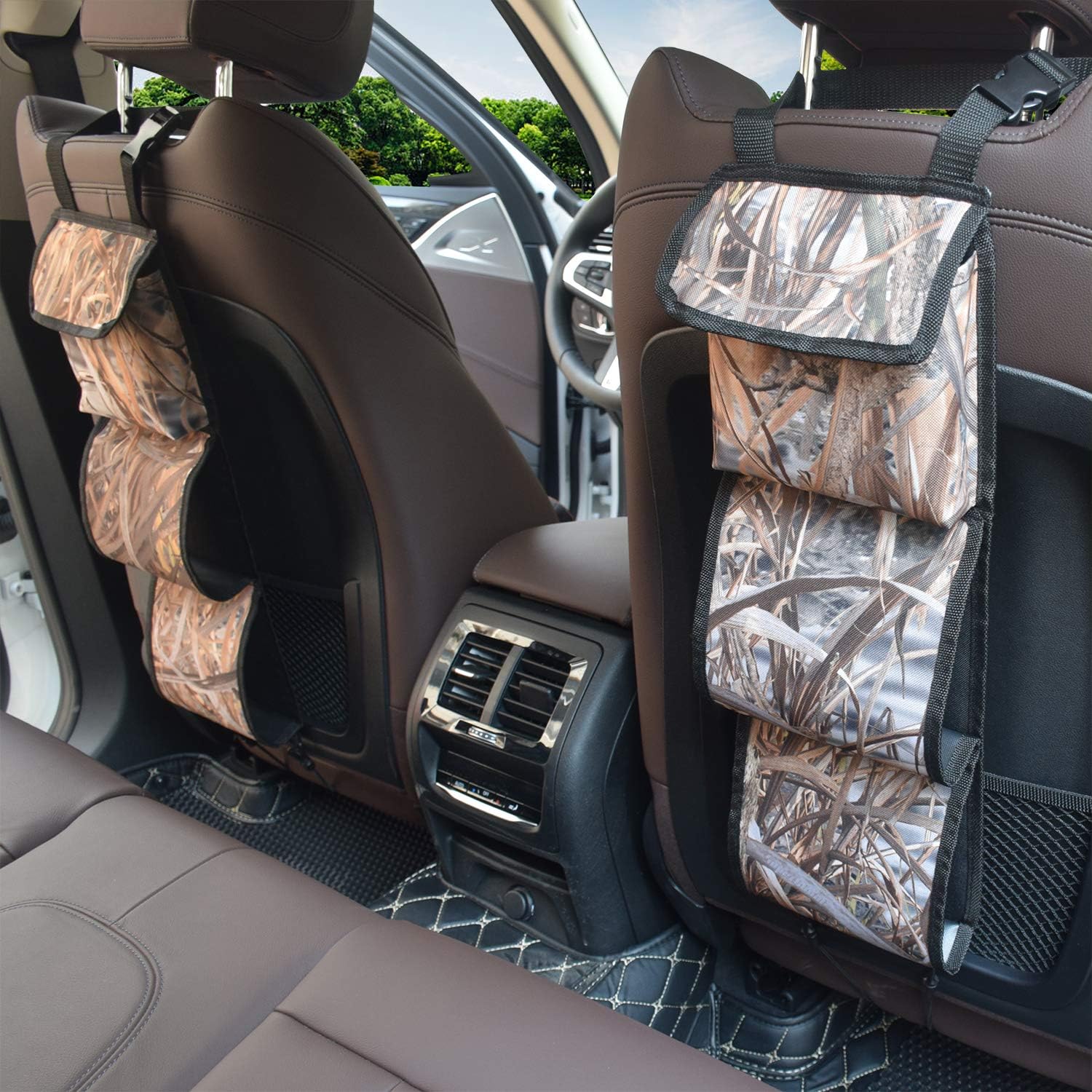 mydays Seat Back Gun Rack, Gun Sling Bag, Camo Front Seat Gun Organizer Holder for Hunting Rifles/Shotguns (Camo): Sports & Outdoors