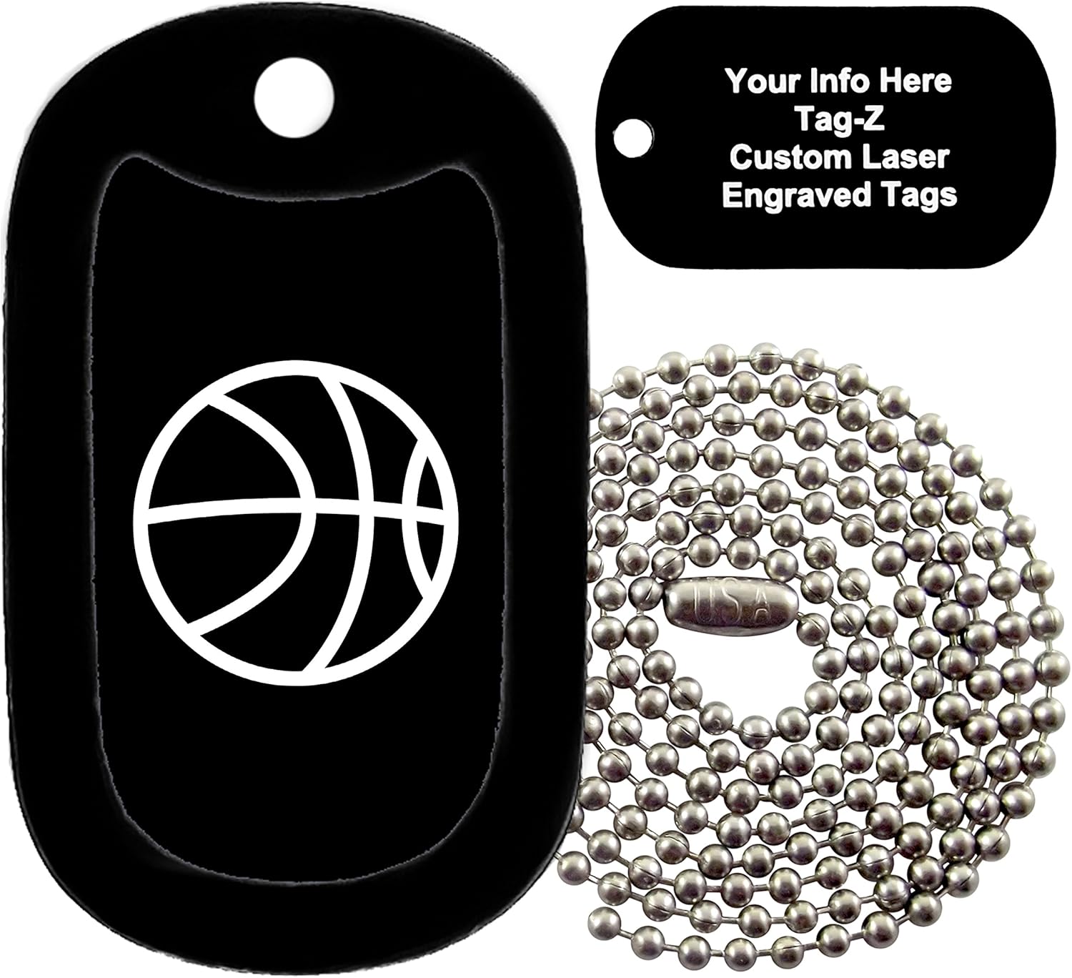 custom double sided photo dog tags