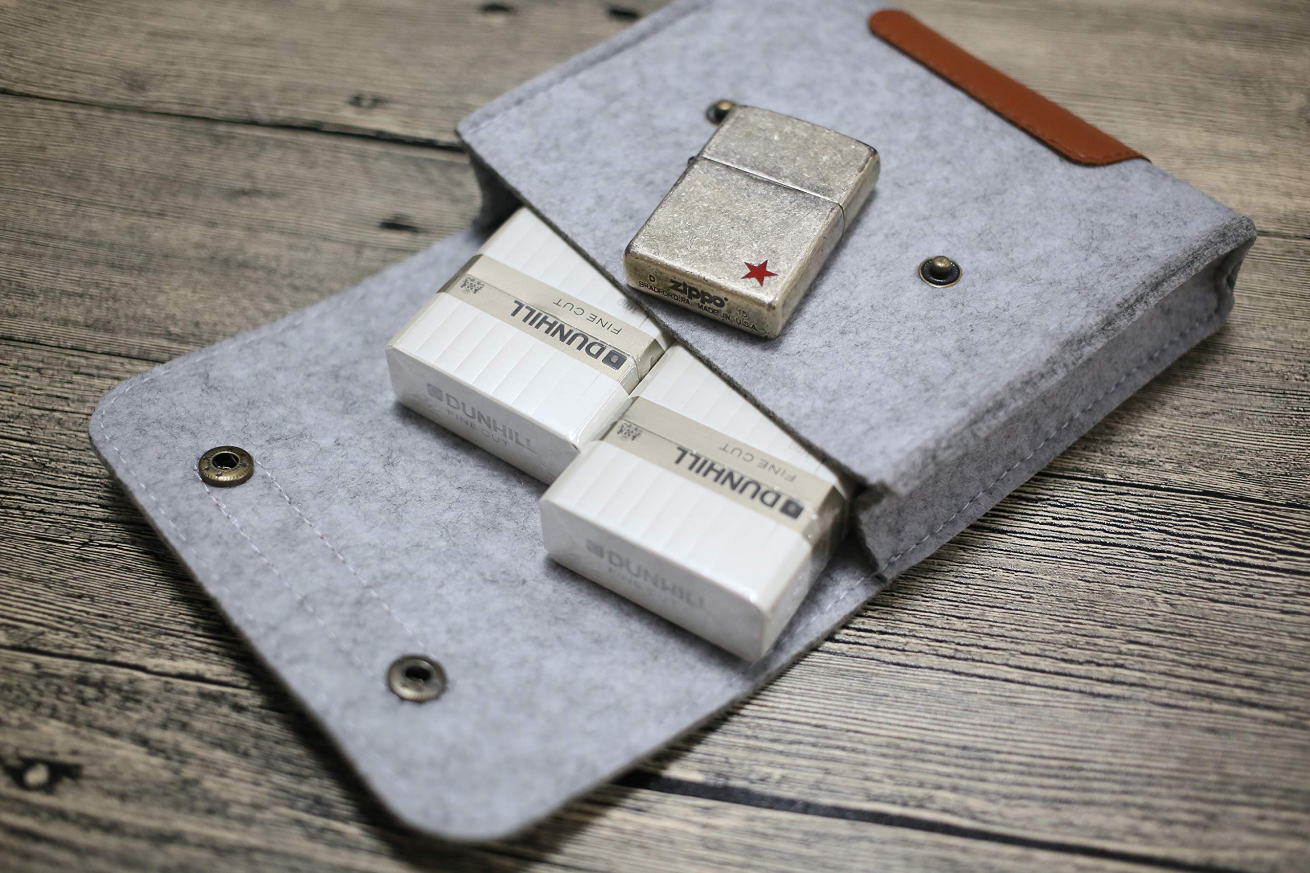 Lazyaunti Felt Cable Hard Drive Power Bank Bag Organizer Adapter Electronics Accessories Gear Storage Travel Pouch