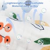 Maliton 6 Pack Muslin Burp Cloths 50x25cm 100% Cotton Baby Sets view 6