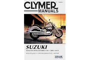 Suzuki Volusia/Boulevard C50 (2001-2019) Clymer Repair Manual: Maintenance * Troubleshooting * Repair (Clymer Powersport)
