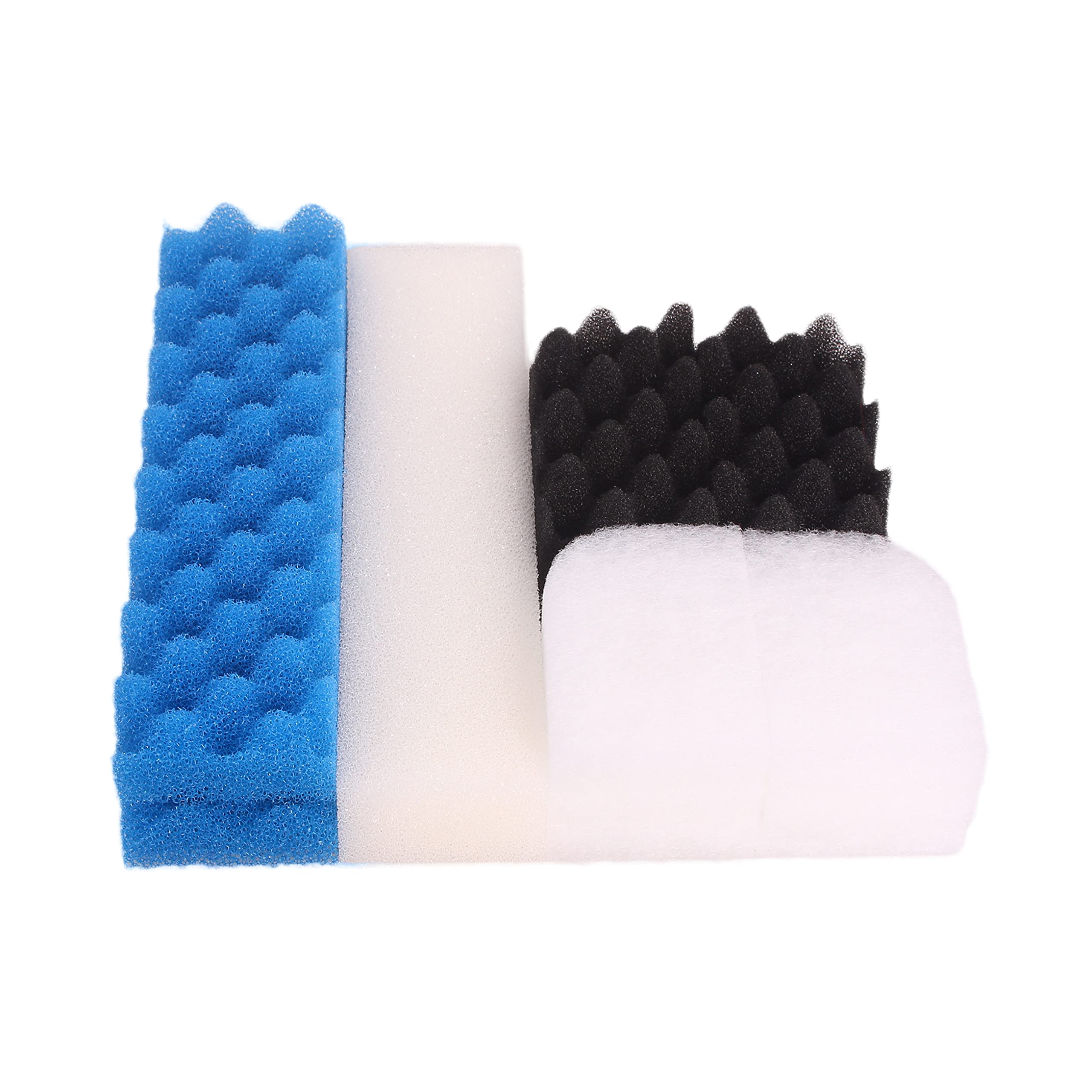 INGVIEE Compatible Value Pack Fit for Fluval 406 407 Filter (6x Polishing Pad, 2x Plain Foam, 2x Bio-Foam, 2x Bio Foam Max)