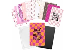 E-Reader Cardstock Paper Inserts for Clear Case | 12 pk 4.88 x 6.73” inches Paper White 11th Generation 6.8" Screen Compatibl
