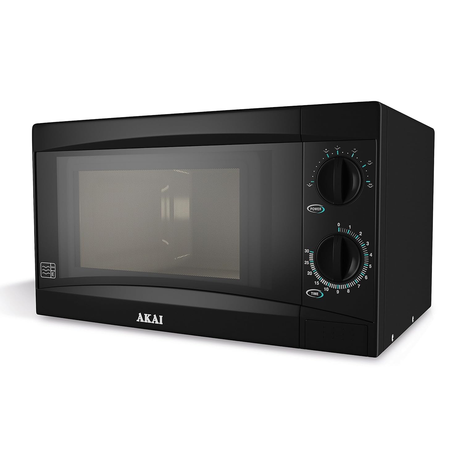 Akai A24001B Manual Microwave with 6 Power Levels, 30 Minute Timer