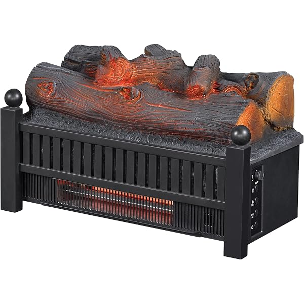 Amazon.com: Duraflame Infrared Quartz Juniper Electric Log Set with  Crackling Sound Effect : Home u0026 Kitchen