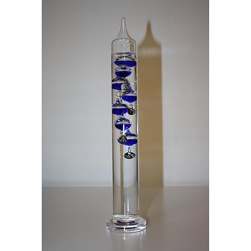 Large blue Galileo thermometer 44cm Amazon.co.uk Garden & Outdoors