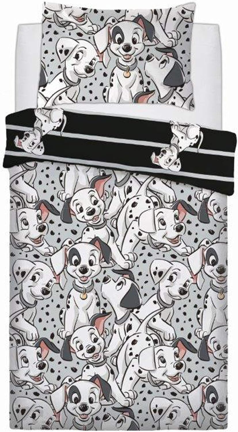 Dalmatian Dog Print Duvet Cover Set for Kids New Rotary Cartoon Bedding