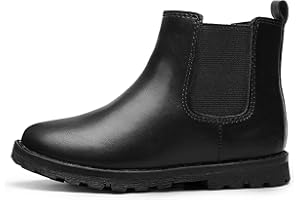 HOMEHOT Girls Ankle Boots Kids Dress Short Boots Low Heel (toddler,littile kids)