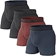 Pair of Thieves 4 Pack Mens Boxer Briefs - Soft, Stretchy, Moisture-Wicking Underwear for Men - All-Day Comfort and Support