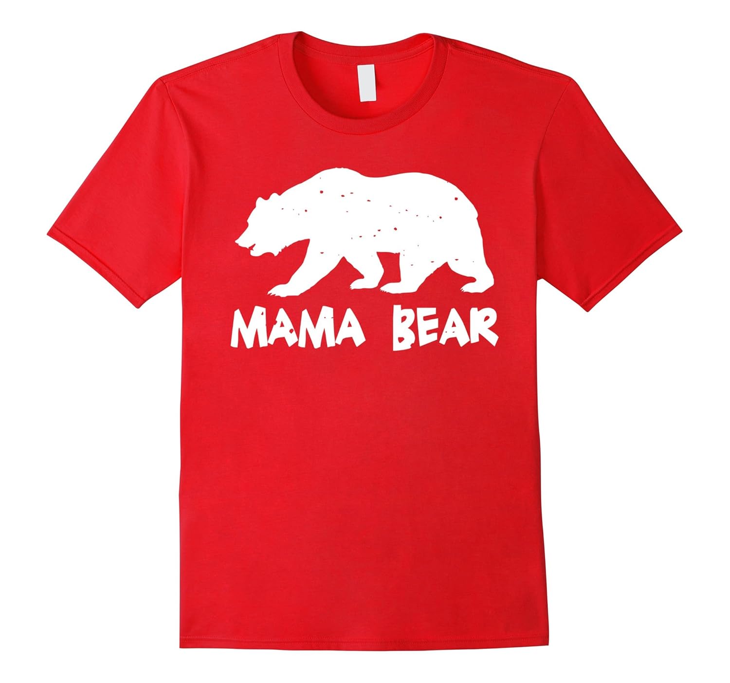 Mama Bear Funny Matching T-Shirt for Mom, Great Gift-Rose