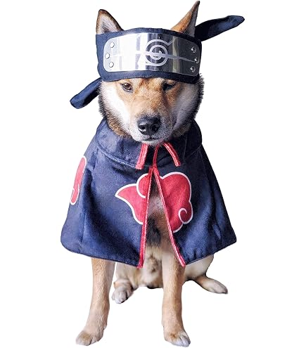 Naruto Hundehalstuch Mit Blattdorf-Symbol – Verstellbares Breakaway-Halsband Für Kleine & Große Hunde