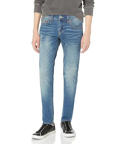 True Religion Rocco Super T Skinny Flap Jean | Trophy Dark Wash