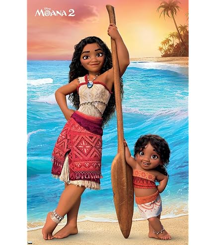 Amazon.com: Trends International Disney Moana 2 - Moana and Simea