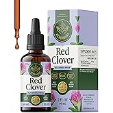 HERBAMAMA Red Clover Supplement Drops - Vegan Red Clover Extract for Women's Support - Non-GMO, Alcohol & Sugar-Free Antioxidant Tincture, 42-Day Supply