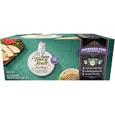Purina Fancy Feast Medleys Shredded Fare Variety Pack (24) 3 oz Cans | A collection of high-quality tuna, chicken, &amp; turkey recipes in savory broth made without artificial colors or preservatives