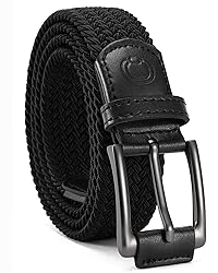 CHAOREN Mens Stretch Belt - 1 3/8" Elastic Braided