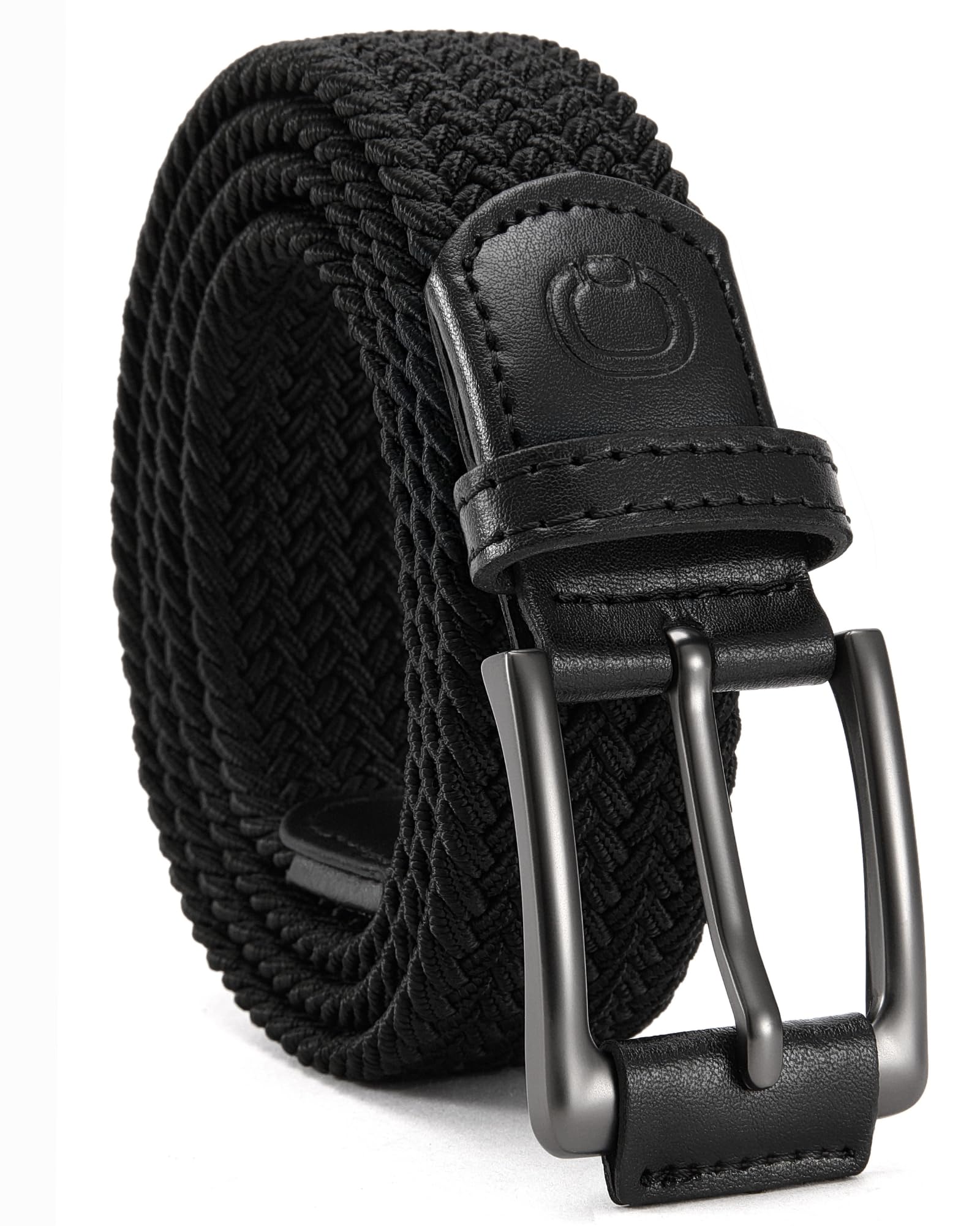 CHAOREN Mens Stretch Belt - 1 3/8" Elastic Braided