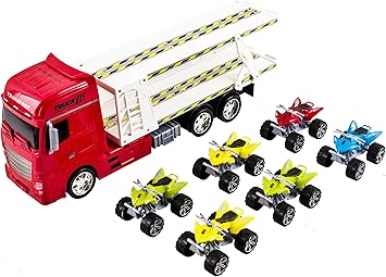 large toy semi truck and trailer