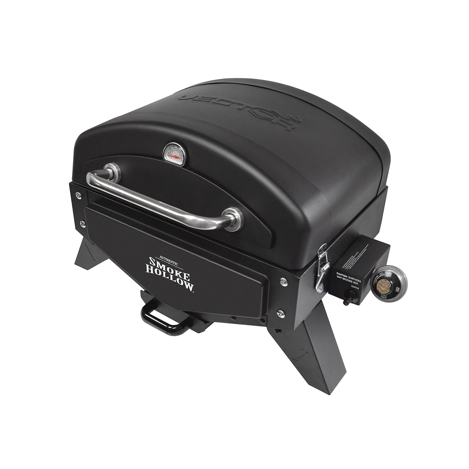 Smoke Hollow VT280B1 Vector Series, Portable Table Top Propane Gas Grill with Warming Rack, 367 sq. inches of Cooking Area, Dimensions: 25.25"W x 19.5"D x 16"H