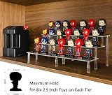 AZEAM Acrylic Riser Display Shelf 3 Tier for Amiibo Funko POP Figures 2 Pack view 4