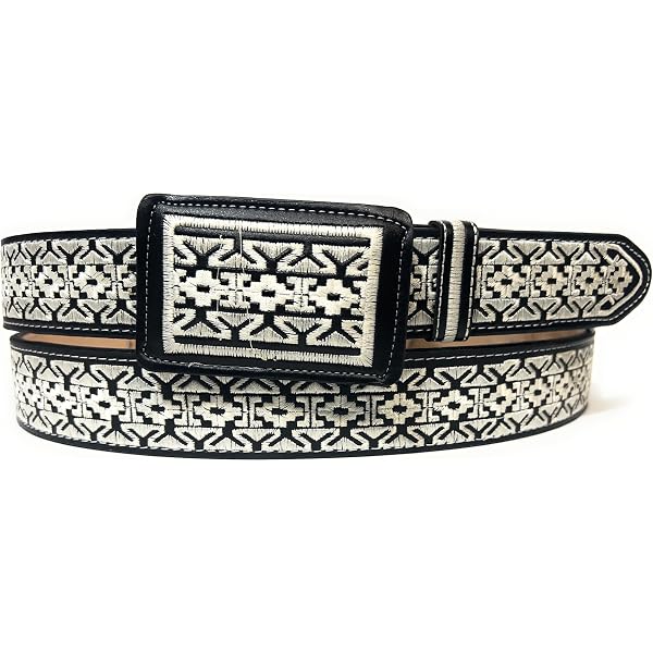 Men'S Black Western Leather Belt. Saddle Horse Cowboy Rodeo Belt. Cinto