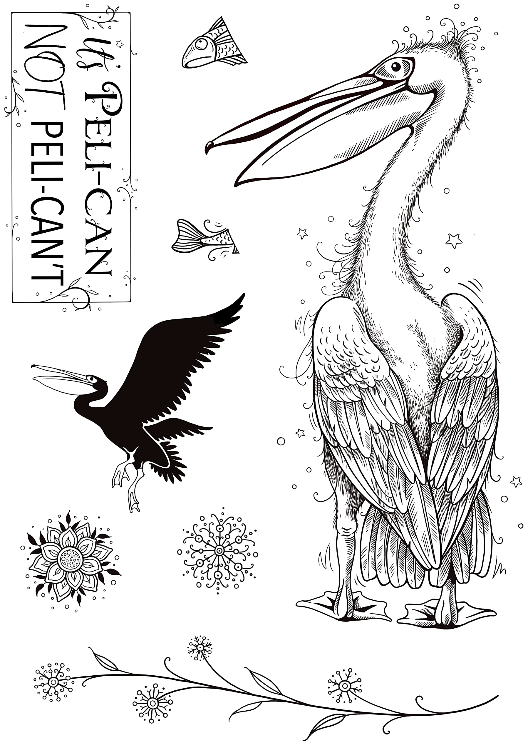Pink Ink Designs - Pelican - Clear Stamp Set