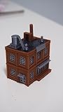 Outland ModelsRailway Industrial Building Factory/Warehouse Stackable Z Scale