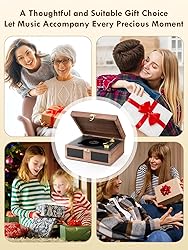 CD Player with Speakers Bluetooth Nostalgic