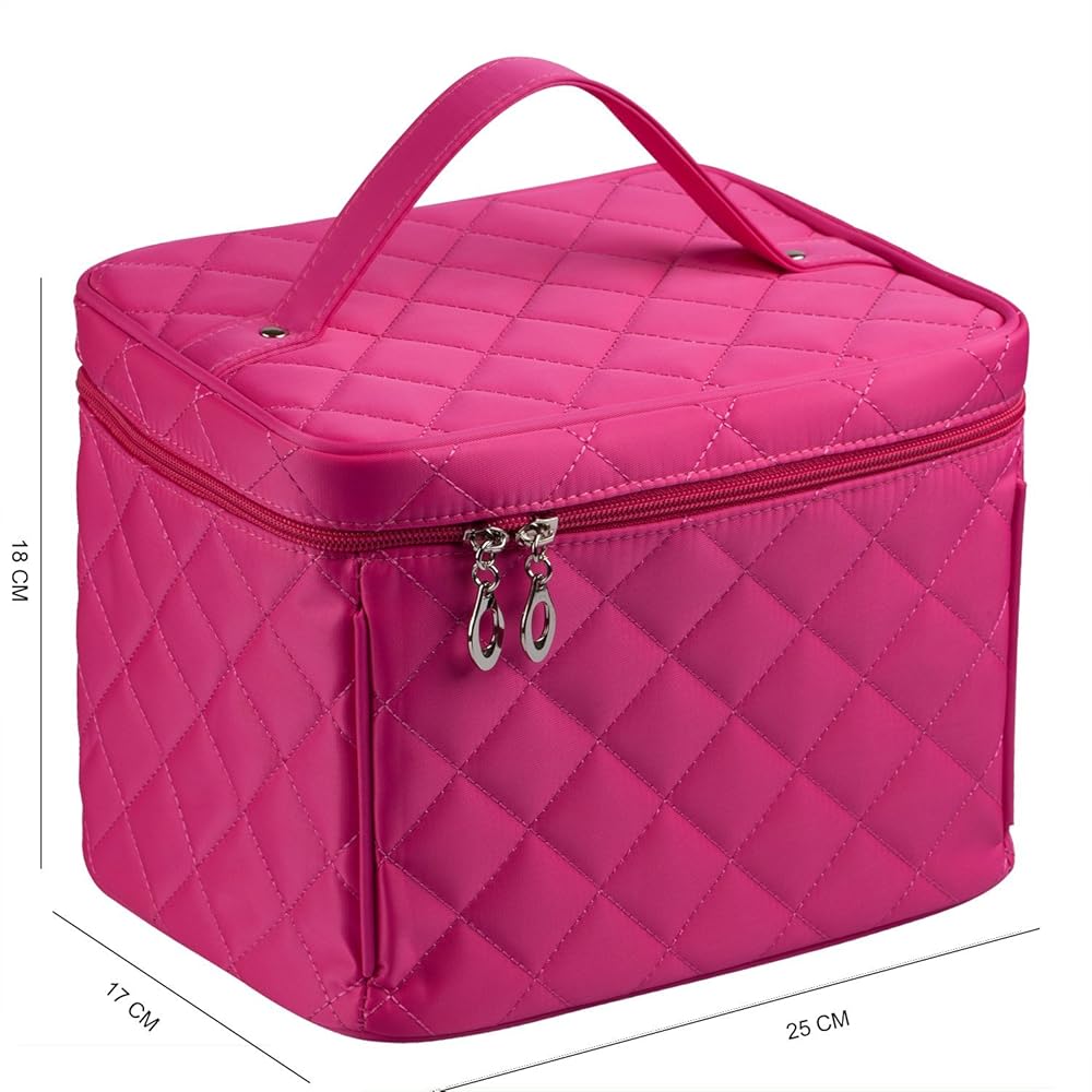 Nylon Cosmetic bag with quality zipper single layer travel Makeup bags