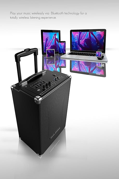 sharper image portable multicolored led speaker