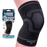 Copper Fit ICE Knee Compression Sleeve Infused with Menthol