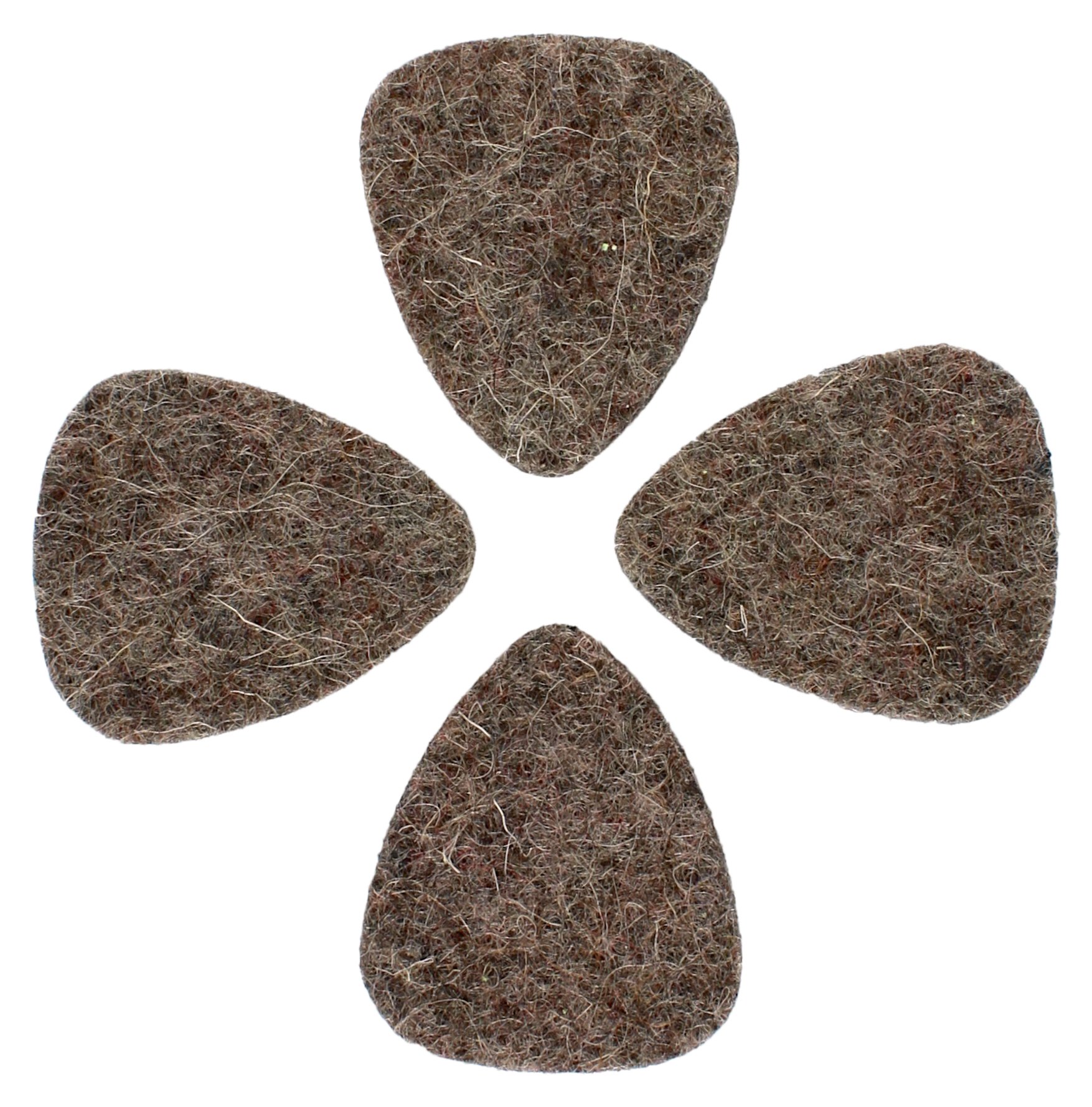 Felt Tones Guitar plectrum,Grey Wool Felt(Pack of 4)