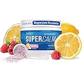 Nello Supercalm Powdered Drink Mix Tub, Cortisol Reducer*, Sleep Aid Supplement, L Theanine, Ksm-66 Ashwagandha, Magnesium Glycinate, Vitamin D 3, No Sugar, Non GMO, 30 Ct, Raspberry Lemonade