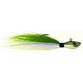 Spro Bucktail Jig-Pack of 1, Sand Eel Green, 3/4-Ounce