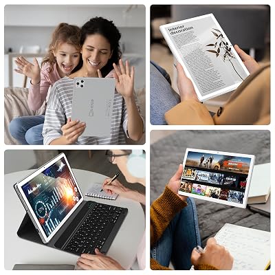 Buy Tablet Android 2024 New, 2 in 1 Tablet, 10 Inch WiFi, Tablet, 16GB ...