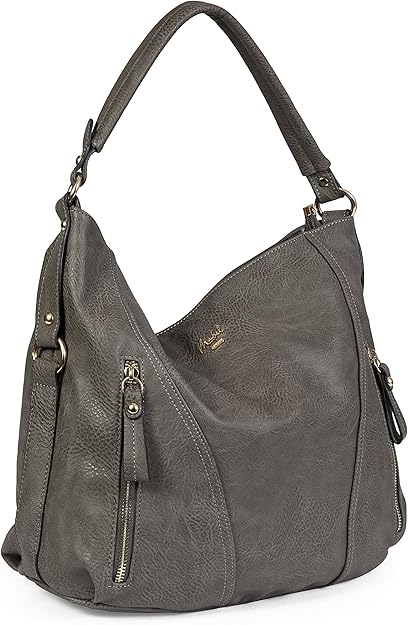 Large shoulder bag with zip Clearance