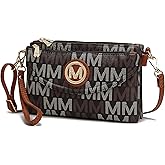 MKF Collection Crossbody Bag for Women Wristlet Strap, Vegan Leather Shoulder Bag Handbag Purse by Mia K
