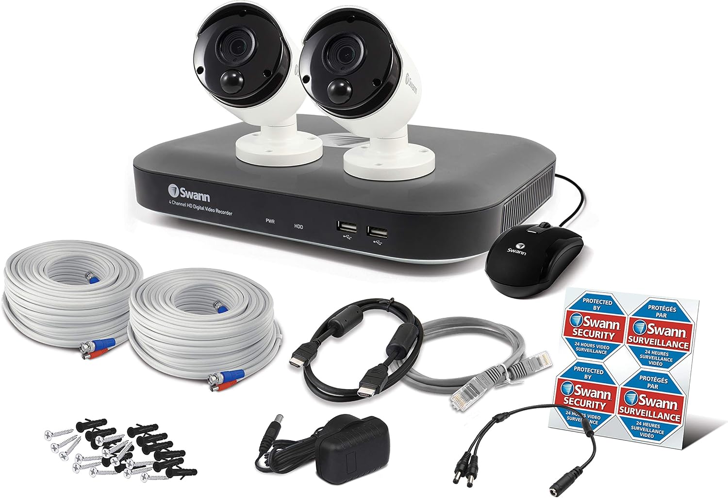 Swann 2 Camera 4 Channel 5MP Super HD DVR Security System with 1TB HDD, 3 Count (Pack of 1) - Image 4