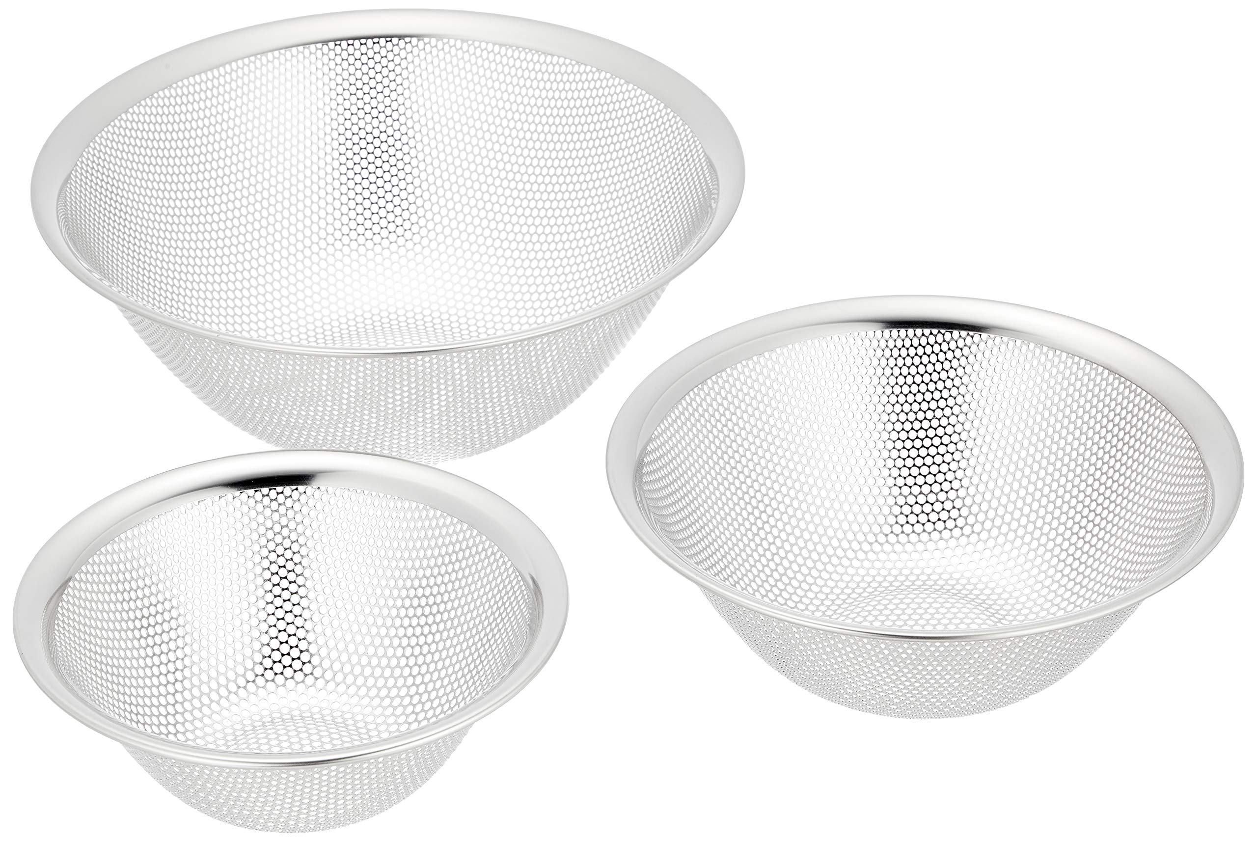 Sori Yanagi Strainer - 16cm ? 19cm ? 23cm Punching 3pcs 311330] (Japan Import) by Sori Yanagi