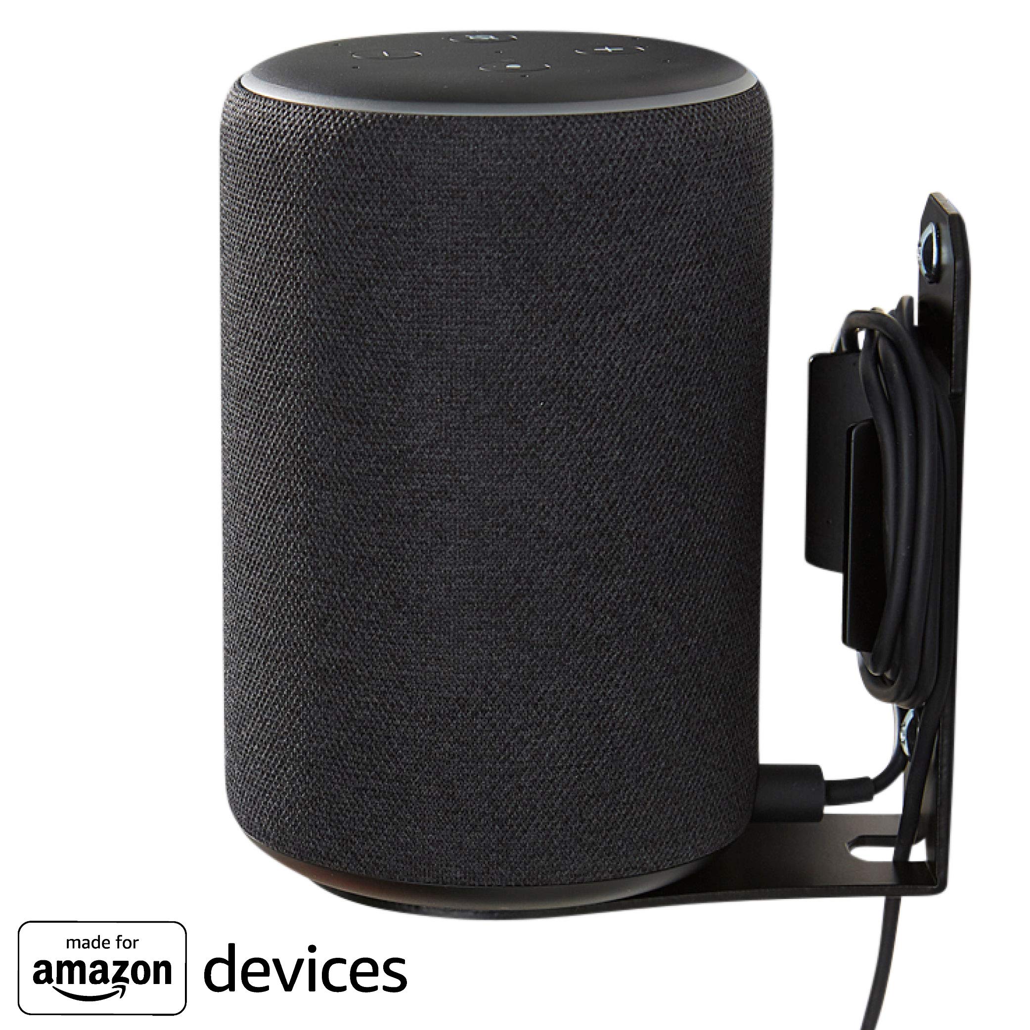 Made for Amazon Wall Mount for Echo Plus (2nd Gen) and Echo (3rd Gen) - Black