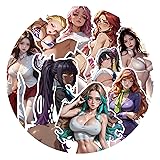Anime Girl Character Stickers - 60 Pcs Cute