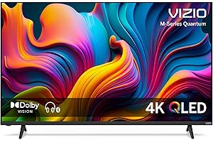 VIZIO 55-Inch M-Series 4K QLED HDR Smart TV with Voice Remote, Dolby Vision, HDR10+, Alexa Compatibility, VRR with AMD FreeSync, M55Q6-J01, 2022 Model