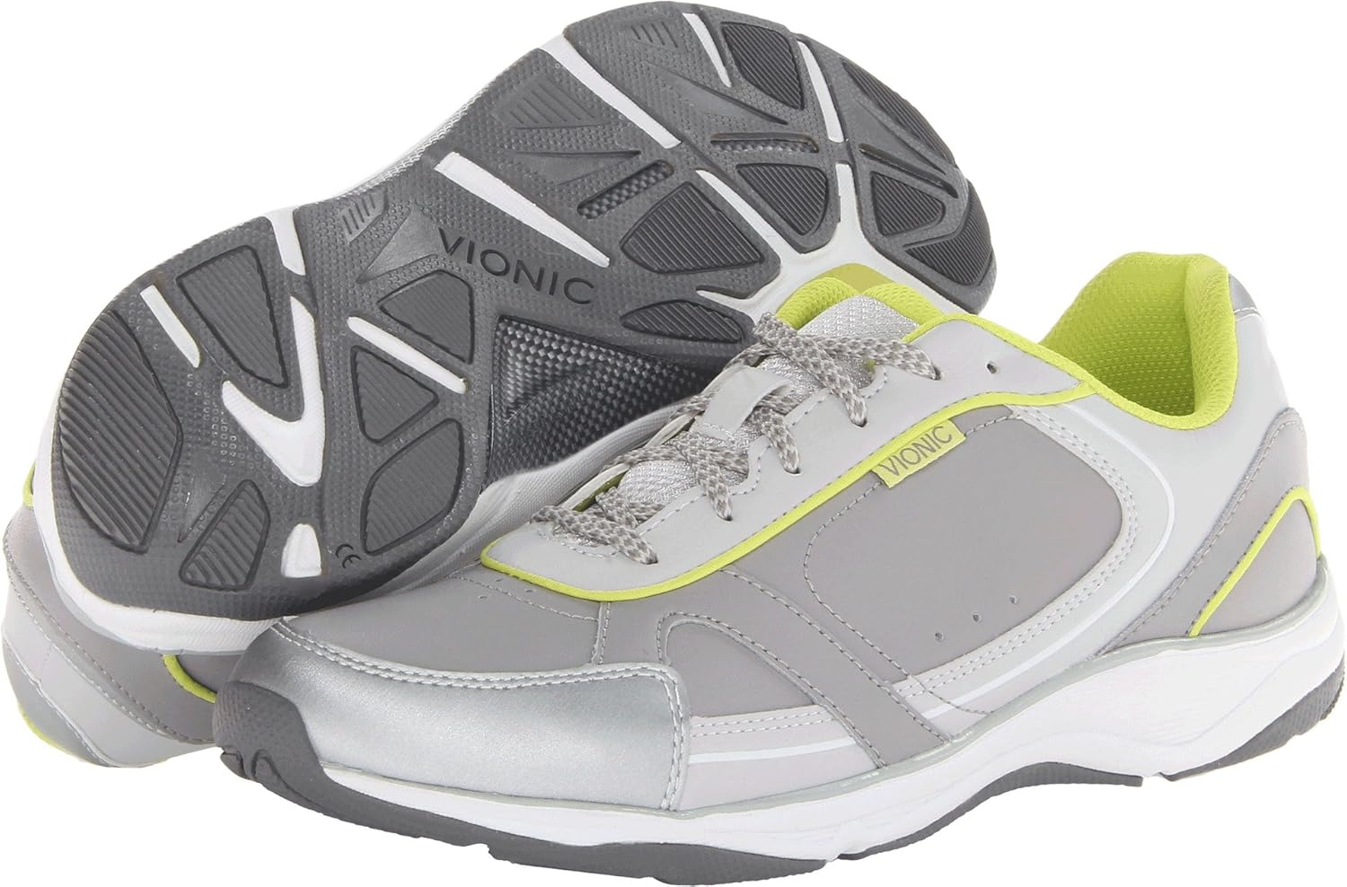 Amazon.com | Vionic Zen - Womens Walking Shoes - Orthaheel Silver - 12 Wide | Running