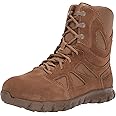 Reebok Men's Rb8809 Sublite Cushion Composite Toe 8" Tactical Boot with Side Zipper Coyote Military