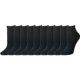 鶹 Essentials womens Cotton Lightly Cushioned Ankle Socks