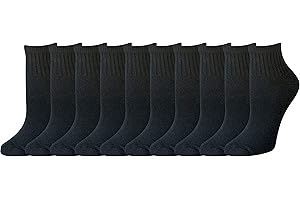 鶹 Essentials womens Cotton Lightly Cushioned Ankle Socks