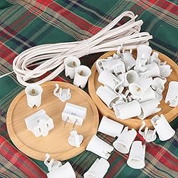 Encoidoz DIY Indoor Outdoor Light String Kit - 25FT
