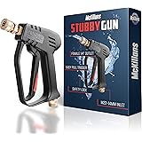 McKillans Short Pressure Washer Gun with Replacement M22 Inlet- High Pressure Water Handle with 1/4” Quick Connector Coupler 