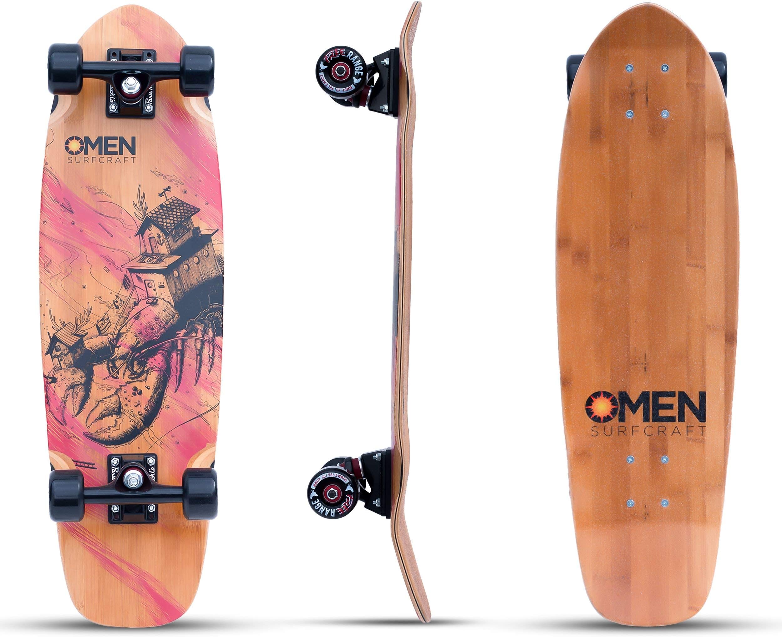 Omen Boards Surfcraft Longboard Skateboard Cruiser Series