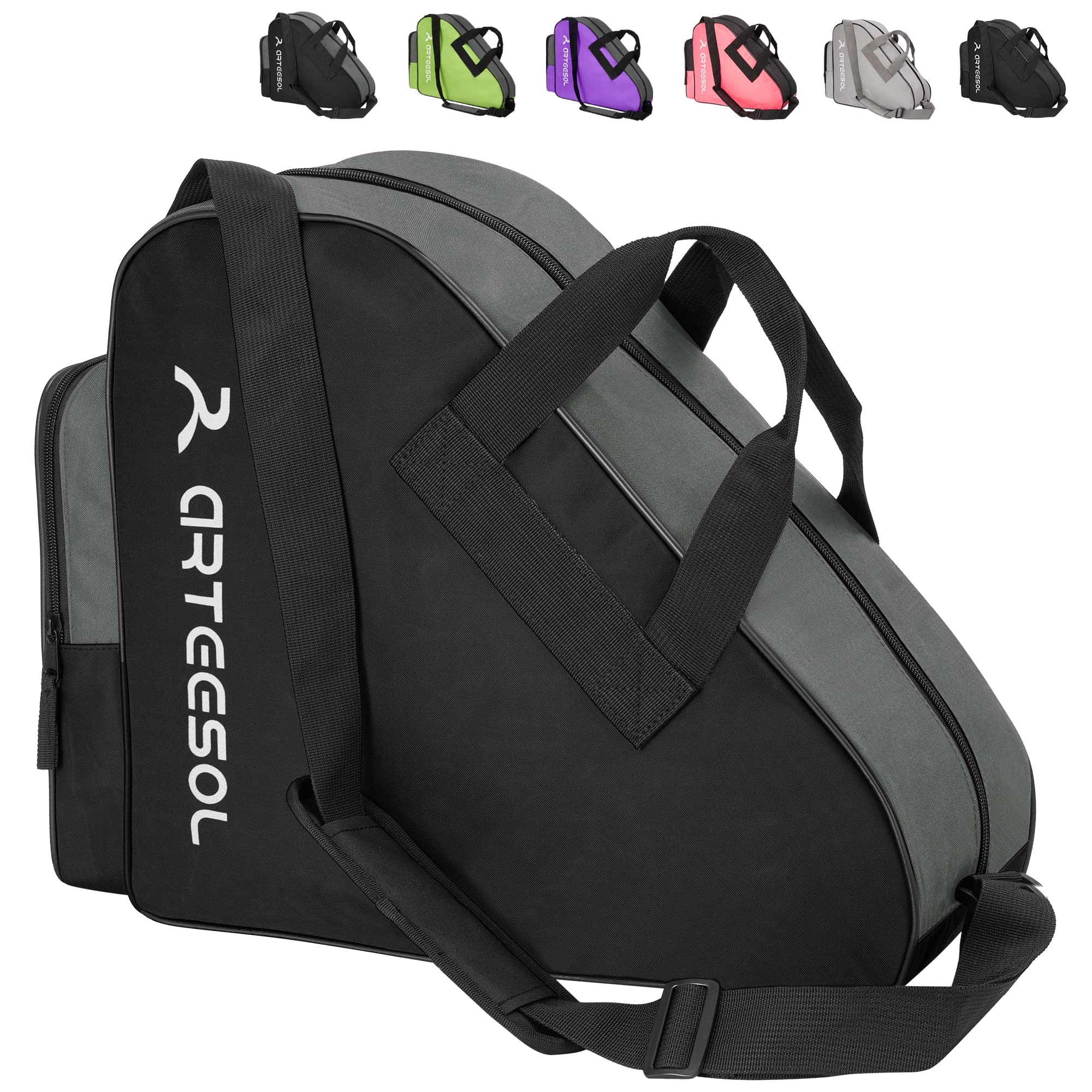 Blackace arteesol Roller Skate Bag,Ice Skate Bag,Inline Skate Bag for Kids & Adults
